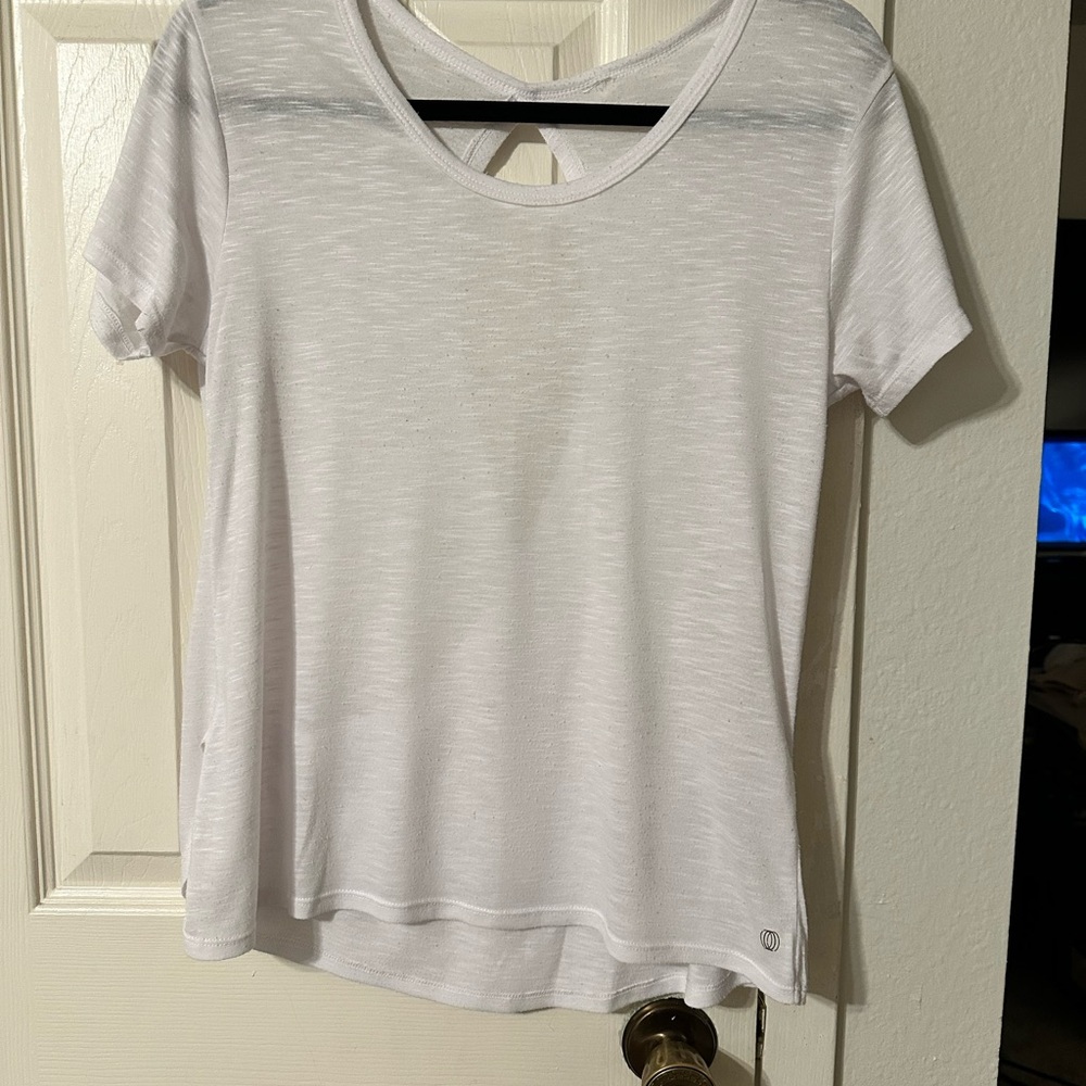 White Short Sleeve Women's Top